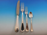 Giorgio by Zaramella Argenti Italy 800 Silver Flatware Set for 10 Dinner 63 Pcs