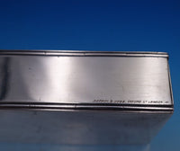 Mappin and Webb English Victorian Sterling Silver Box Double Hinge Lid (#7947)
