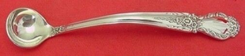Brocade by International Sterling Silver Mustard Ladle 4 3/4" Custom