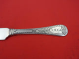 King William Engraved by Tiffany and Co Sterling Dessert Knife FH AS 7 3/4"