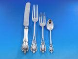 Monticello by Lunt Sterling Silver Flatware Set For 12 Service 92 pcs B monogram