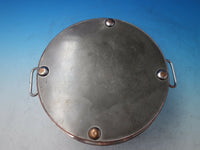 English Silver on Copper Plate Warmer circa 1800 8" x 1 1/2" Vintage (#5997)