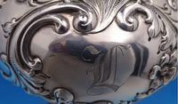 Redlich Sterling Silver Water Pitcher Repoussed Flowers #1130 10 1/4" (#8392)
