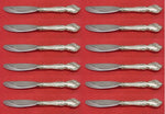 Melrose by Gorham Sterling Silver Butter Spreader HH Mod Set 12 pieces 6 1/4"