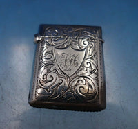 Minshull and Latimer English Victorian Sterling Silver Stamp Holder (#6548)