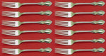 Hampton Court by Reed and Barton Sterling Silver Regular Fork Set 12 pcs 7 1/2"