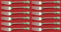 Hampton Court by Reed and Barton Sterling Silver Regular Fork Set 12 pcs 7 1/2"