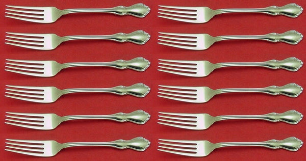 Hampton Court by Reed and Barton Sterling Silver Regular Fork Set 12 pcs 7 1/2"