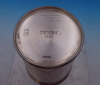 Mark J Scearce Sterling Silver Mint Julep Cup Kentucky "1981 Derby" RWR (#8348)