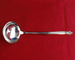 Silver Poppy by Lunt Sterling Silver Soup Ladle HH w/ Stainless Custom 10 1/2"
