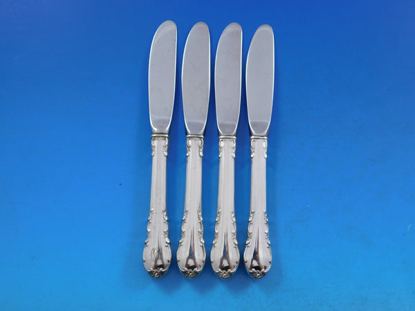 Modern Victorian by Lunt Sterling Silver Butter Spreader HH Modern 6 1/4" Set 4
