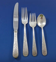 Old Maryland Engraved by Kirk Sterling Silver Flatware Set 12 Service 48 Pieces