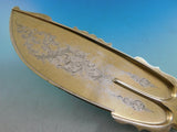 Saxon Stag by Duhme Coin Silver Fish Server Gold Washed B.C. 12 1/2" 3D
