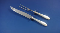 Rose Spray by Easterling Sterling Silver Flatware Set For 8 Service 72 Pieces