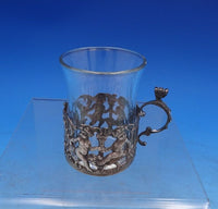 W. Mammatt and Son English Estate Sterling Silver Cup Holder w/Glass Liner #6958