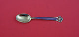 Cloister by Th. Marthinsen Sterling Demitasse Spoon enameled purple 3 7/8"