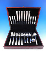 Blok by Georg Jensen Sterling Silver Flatware Set for 6 Service 36 Pcs Dinner