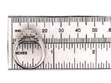 14k White Gold Filigree 3/4 Carat Genuine Natural Diamond Ring (#J5421)