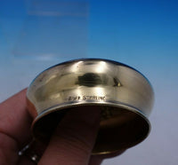 Howard Sterling Silver and Glass Dresser Jar 3 3/4" Tall Floral #2 (#4334)
