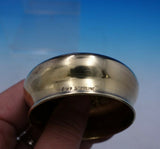 Howard Sterling Silver and Glass Dresser Jar 3 3/4" Tall Floral #2 (#4334)