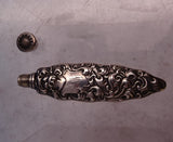 Heraldic by Whiting Sterling Silver Perfume Vial with Pierced Cap #1912 (#8743)