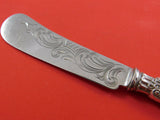 Coin Silver by Gorham Jam Spreader HHAS BC Grapes Antique Vintage 6 1/4"