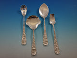 Rose by Stieff Sterling Silver Flatware Set for 12 Service 118 pieces