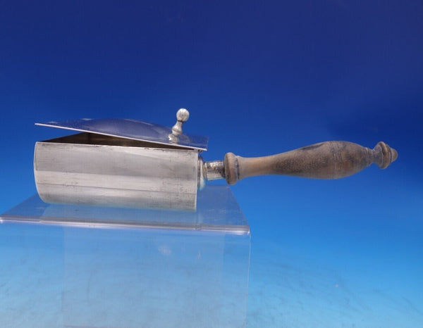 Cartier Sterling Silver Serving Dish Wood Handle Silent Butler 3 3/4" (#7049)