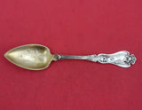 Violet by Whiting Sterling Silver Fruit Spoon GW w/Design in Bowl 5 1/4"