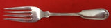 Fiddle Thread by Frank Smith Sterling Silver Salad Fork large 6 3/4"