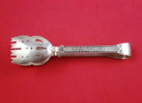 Danish Sterling Silver Ice Tong Pierced circa 1920 5 3/4" Serving Vintage