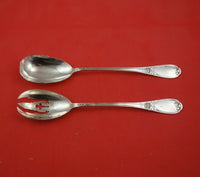 Page Brothers (P. Freres) French Sterling Silver Salad Serving Set 2pc w/ Clover