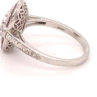 Platinum 1.78ct Genuine Natural Ruby and Diamond Ring (#J4860)