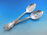 Tiger Lily Festivity by Reed & Barton Silverplate Flatware Set 12 Service 104 pc