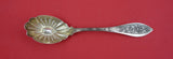 Montezuma by Shiebler Sterling Silver Preserve Spoon GW w/ fluted bowl 7 1/4"