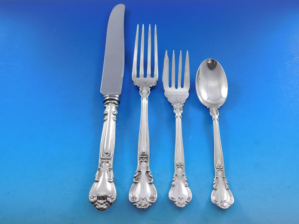 Chantilly by Birks Canada Sterling Silver Dinner Size Place Setting(s) 4-Piece