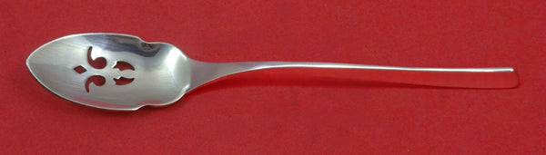 Vision by International Sterling Silver Olive Spoon Pierced 5 3/4" Custom Made