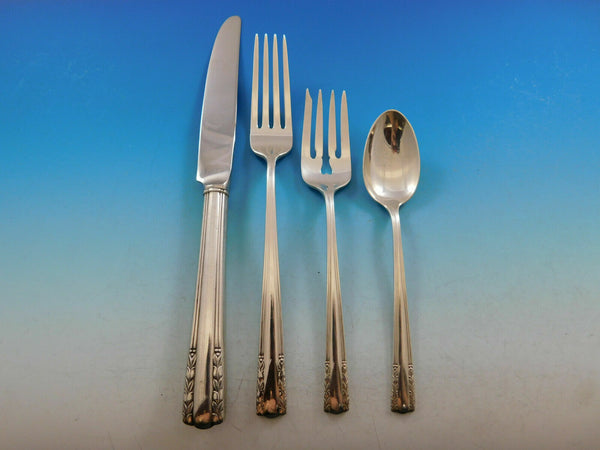 Chapel Bells by Alvin Sterling Silver Dinner Size Place Setting(s) 4pc