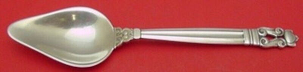 Acorn by Georg Jensen Sterling Silver Grapefruit Spoon Triangular w/ GI/GJ Mark