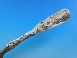Hizen by Gorham Sterling Silver Fish Server Bright-cut Flowers on Blade 11 3/4"