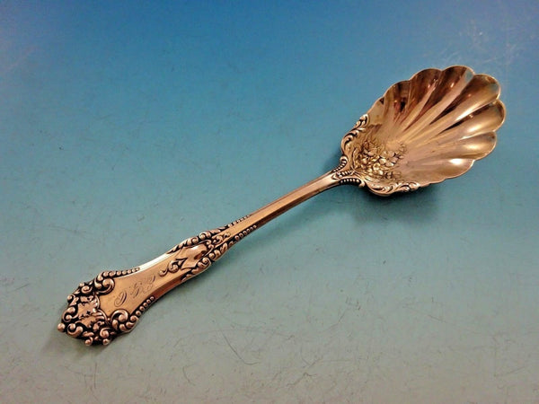 La Touraine by Reed and Barton Sterling Silver Sugar Spoon Flowers in Bowl 6"