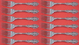 La Scala by Gorham Sterling Silver Salad Fork Set 12 pieces 6 1/2"
