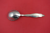 Lily of the Valley by Whiting Sterling Silver Preserve Spoon GW #24  7 1/2"