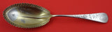 Antique Engraved #8 by Gorham Sterling Silver Berry Spoon GW w/Spider Fly 9 3/8"
