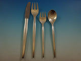 Tulip by A. Michelsen Sterling Silver Flatware Set Service Scandinavian Modern