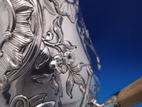 Irish Dublin 1775 Sterling Silver Coffee Pot Swans Birds Swags (#8390)