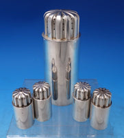 Bernadotte by Georg Jensen Sterling Silver Salt Pepper Seasoning Set 5pc (#7471)