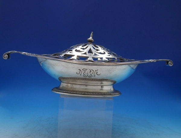 Acanthus Leaf by Durgin Sterling Silver Flower Arranger #380 34.6 ozt. (#6784)