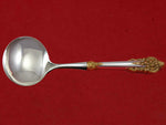 Grande Baroque Gold Accents by Wallace Sterling Silver Gravy Ladle Custom HH WS