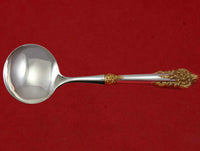 Grande Baroque Gold Accents by Wallace Sterling Silver Gravy Ladle Custom HH WS